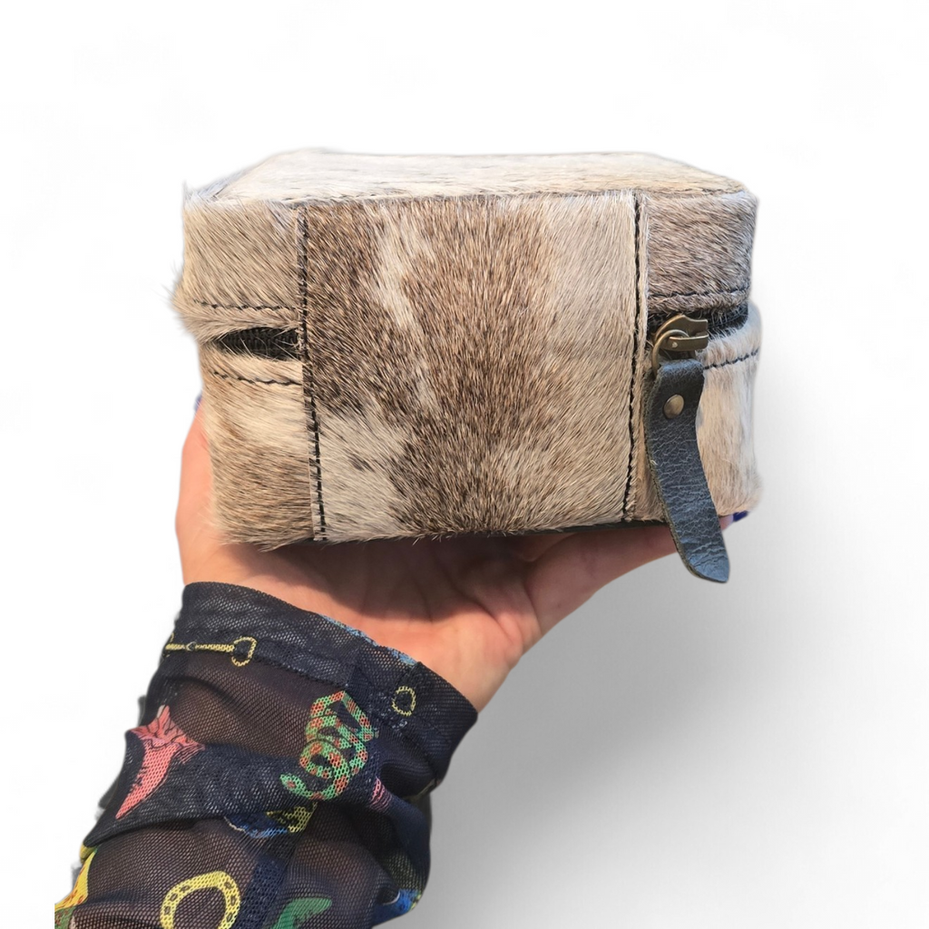 Leather & Hide Small Jewelry Box