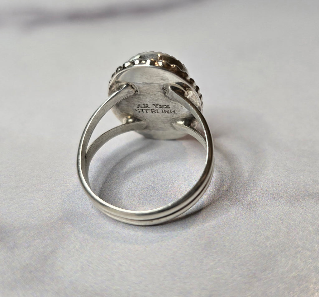 Sonoran Gold and Sterling Ring Size 8.25