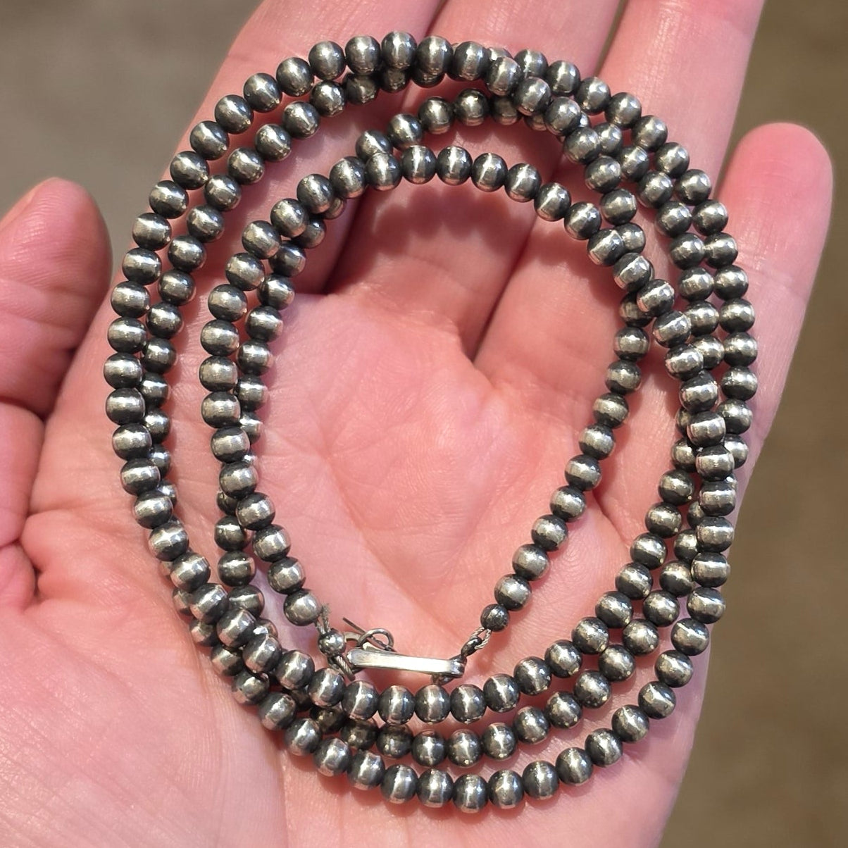 4mm Sterling Pearls 30 inches