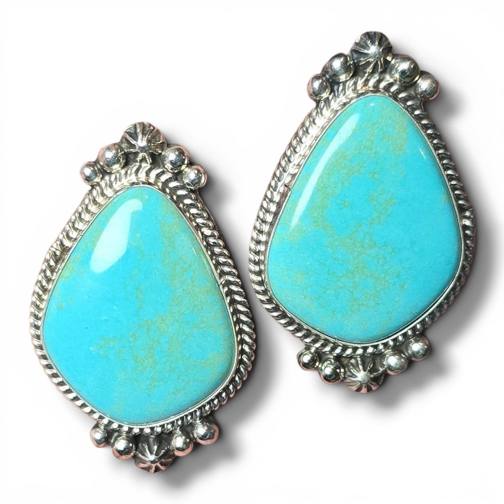 Carol Wylie Tyrone Turquoise Earrings