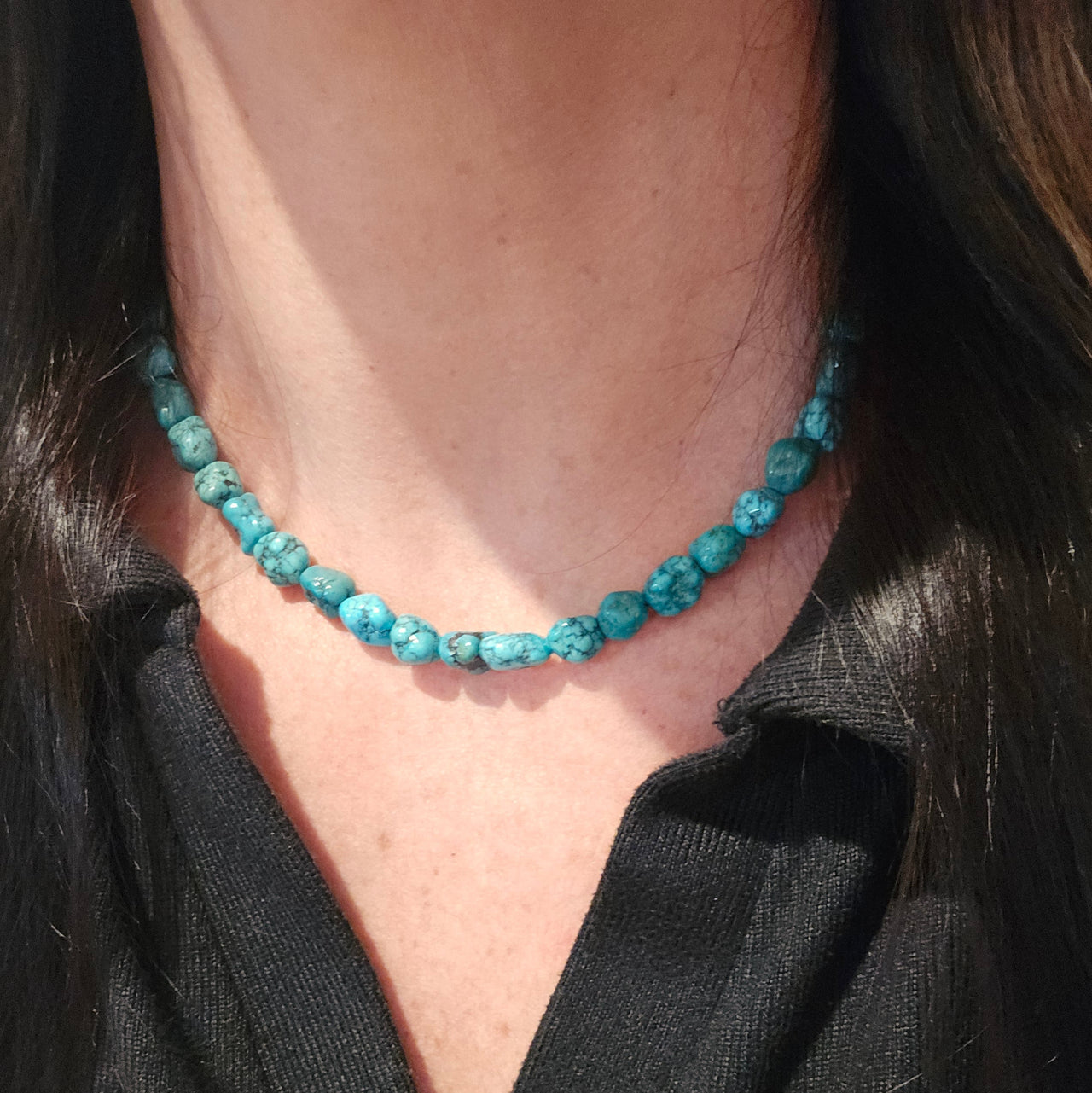 Turquoise & Sterling Necklace