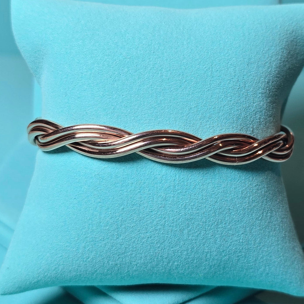 Elaine Tahe Copper Twist Cuff