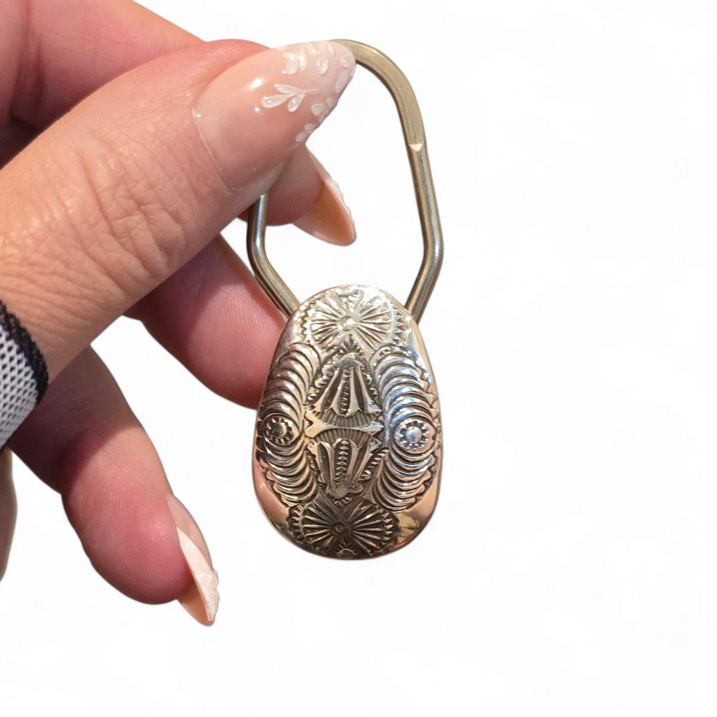 Shirley Skeets Sterling Key Ring