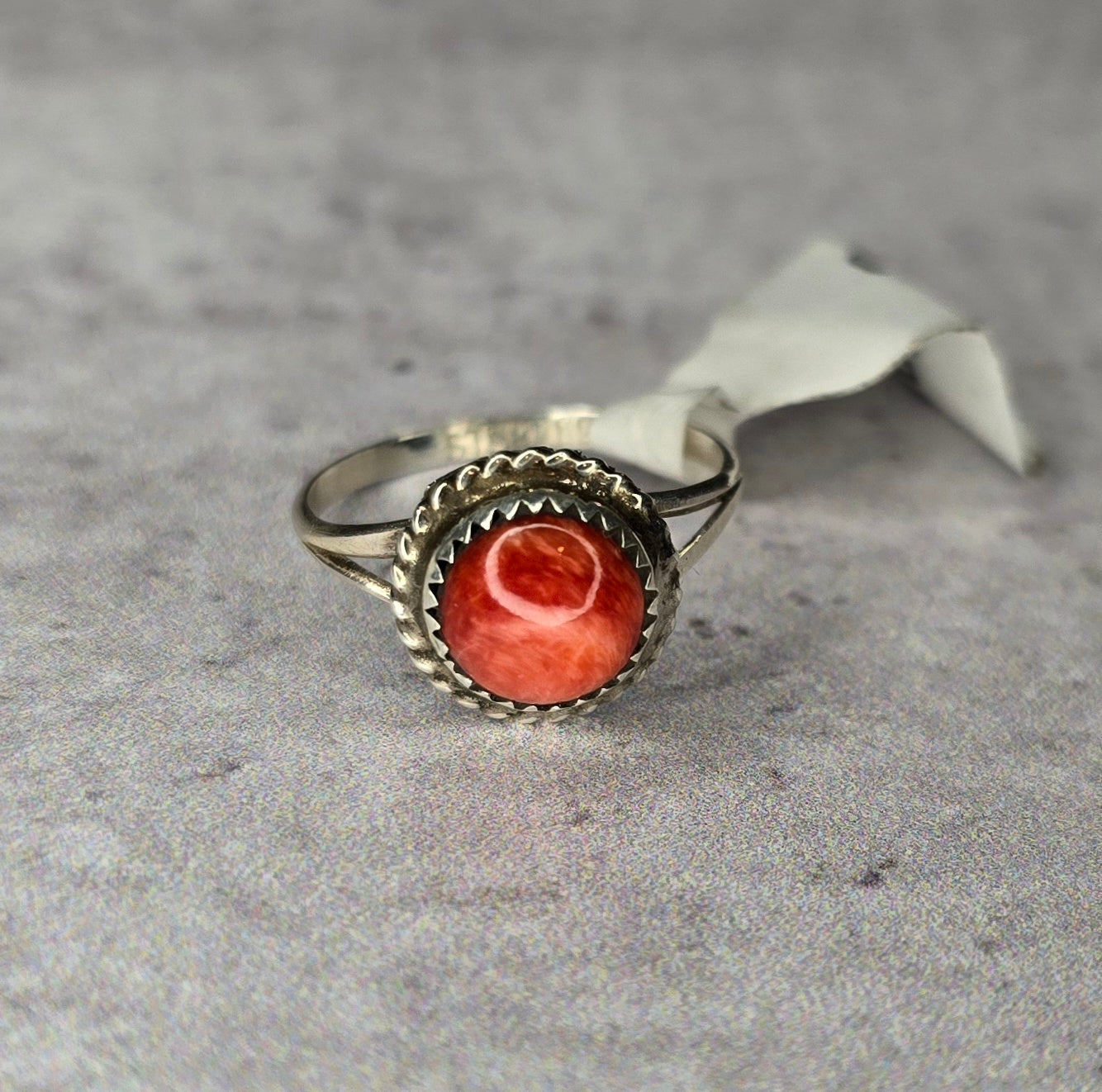 Spiny and Sterling Ring Size 6.5