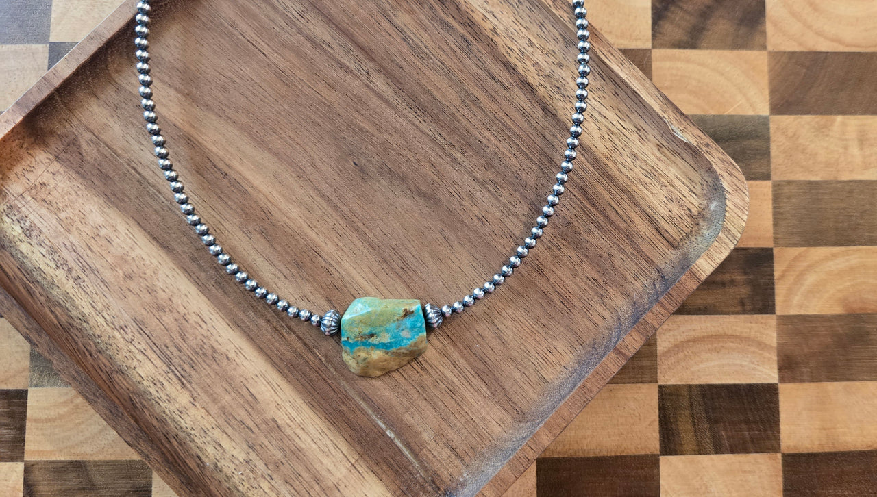 Turquoise and Sterling Choker