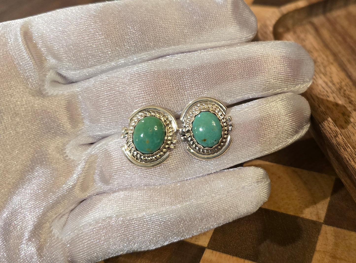 Turquoise and Sterling Earrings