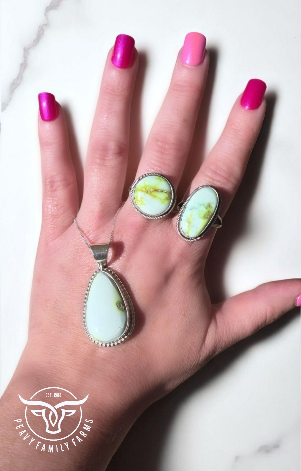 Palomino & Sterling Ring Size 9