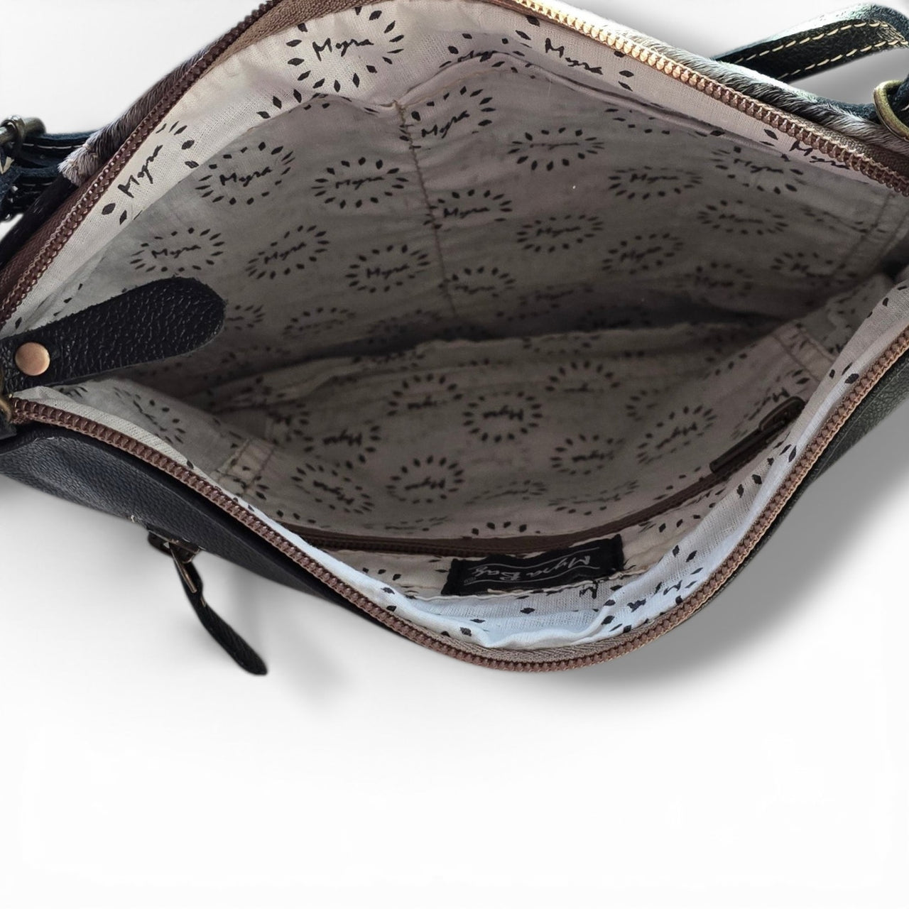 Leather & Hide Patchwork Crossbody Bag
