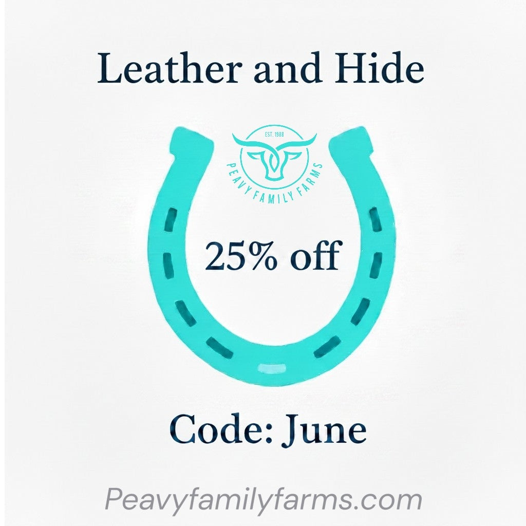 Code June for 25% Off Leather & Hide