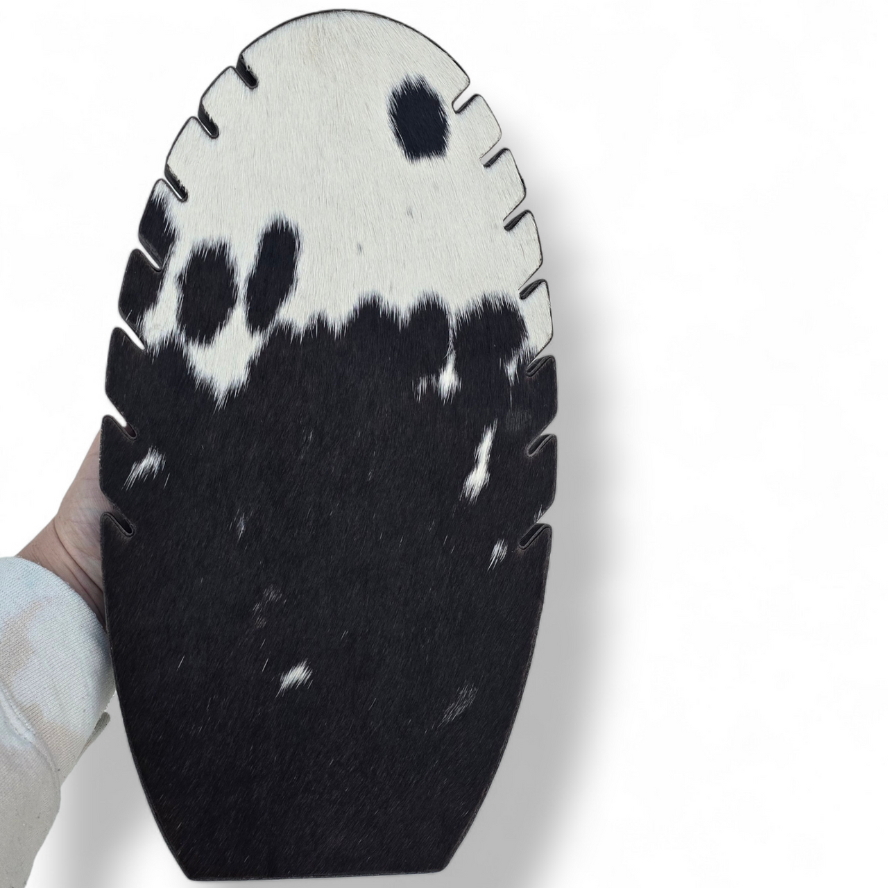 Hide & Leather Necklace Holder