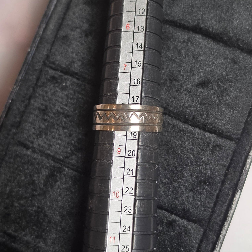 Native Made Sterling Band Size 8