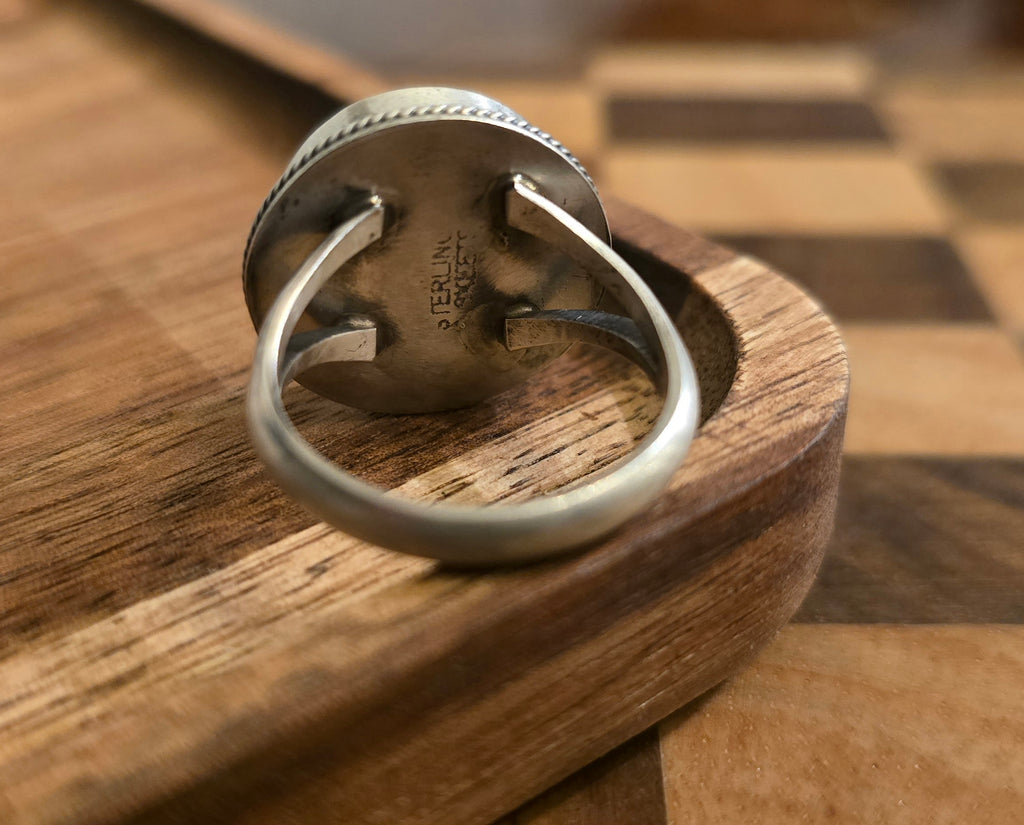 Palomino & Sterling Ring Size 8.75