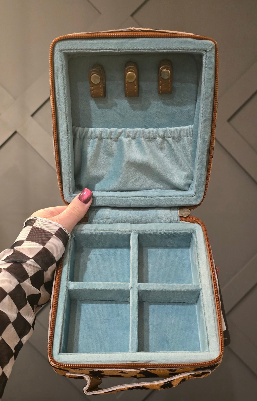 (Clearance) American Darling Leather & Hide Jewelry Case