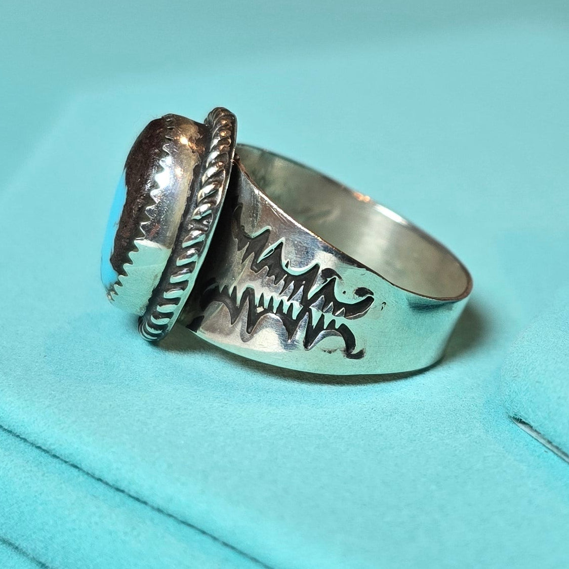 Egyptian Turquoise & Sterling Ring