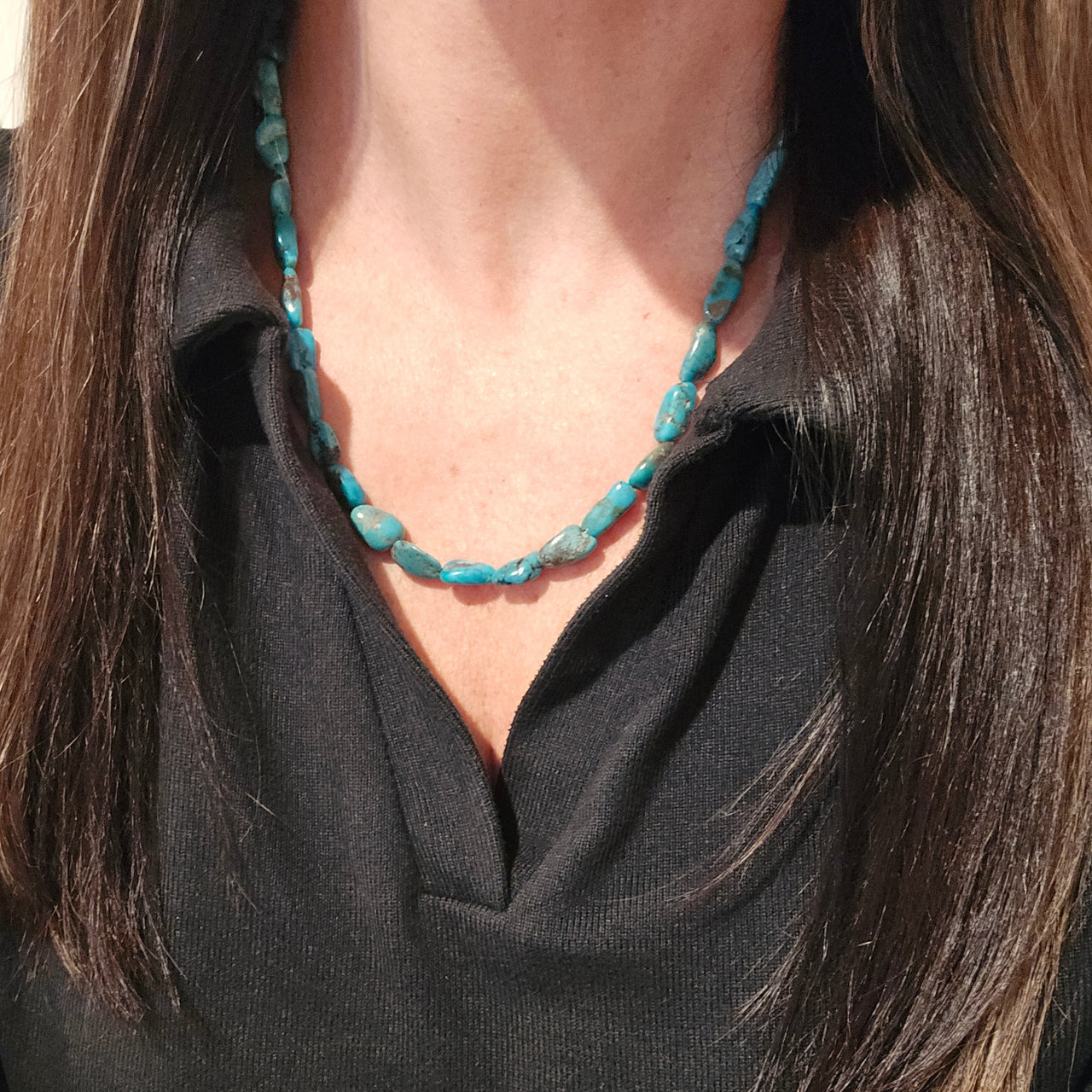 Turquoise & Sterling Necklace