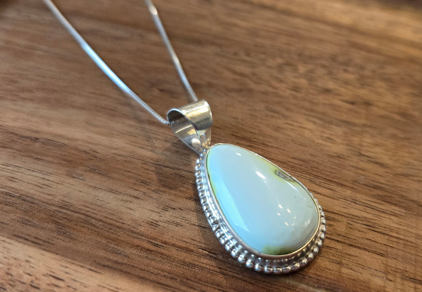 Palomino and Sterling Pendant