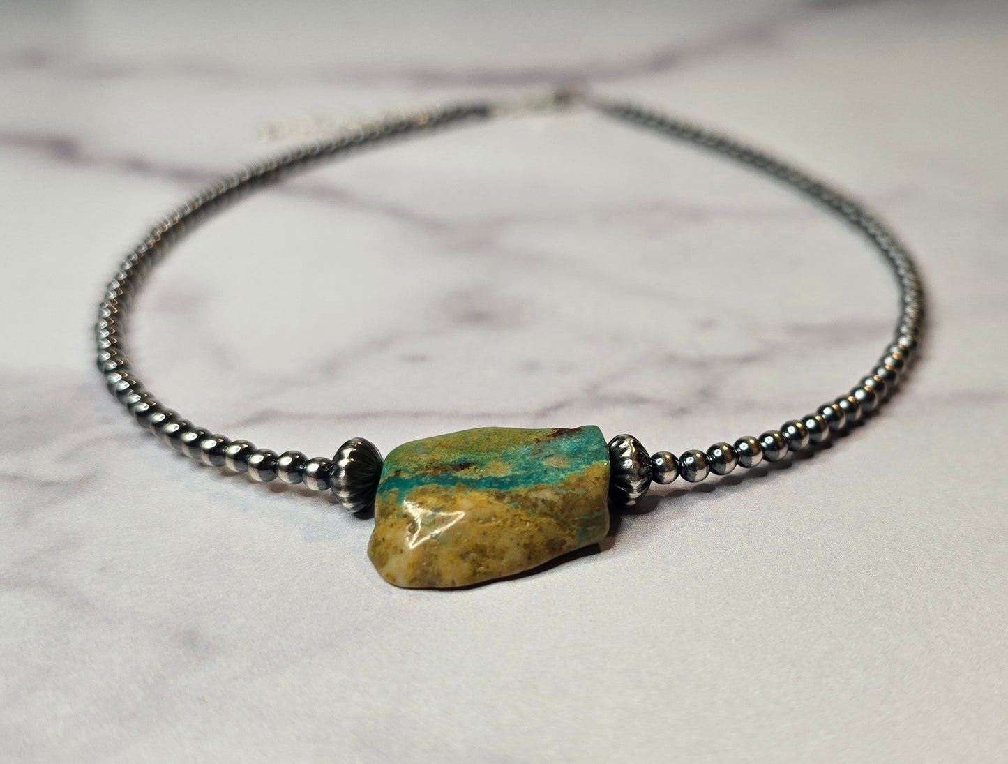 Turquoise and Sterling Choker