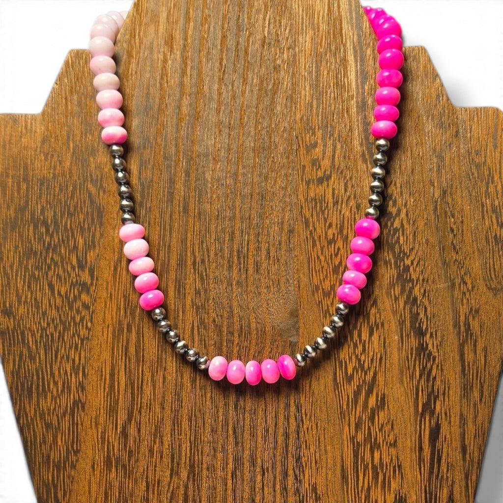 The Pink Ombre Candy Necklace