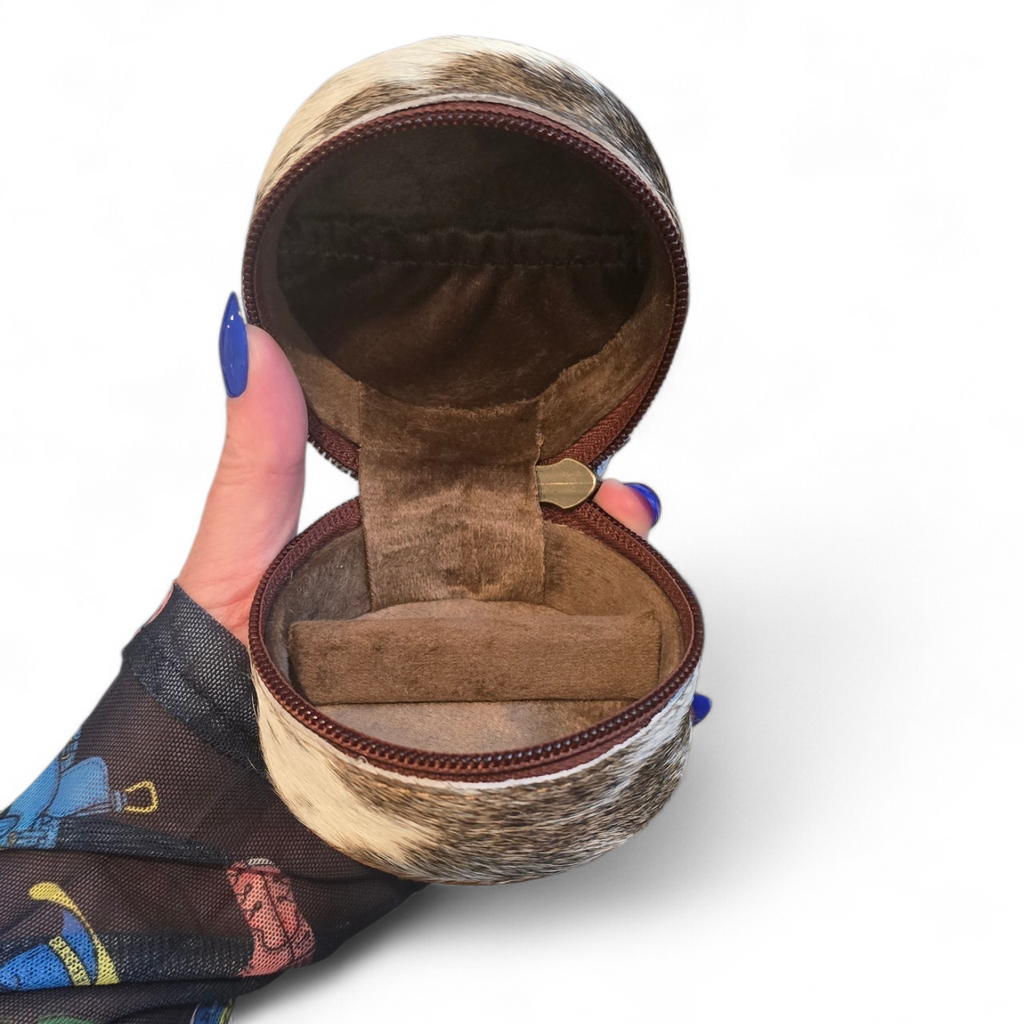 Mini Leather & Hide Jewelry Boxes