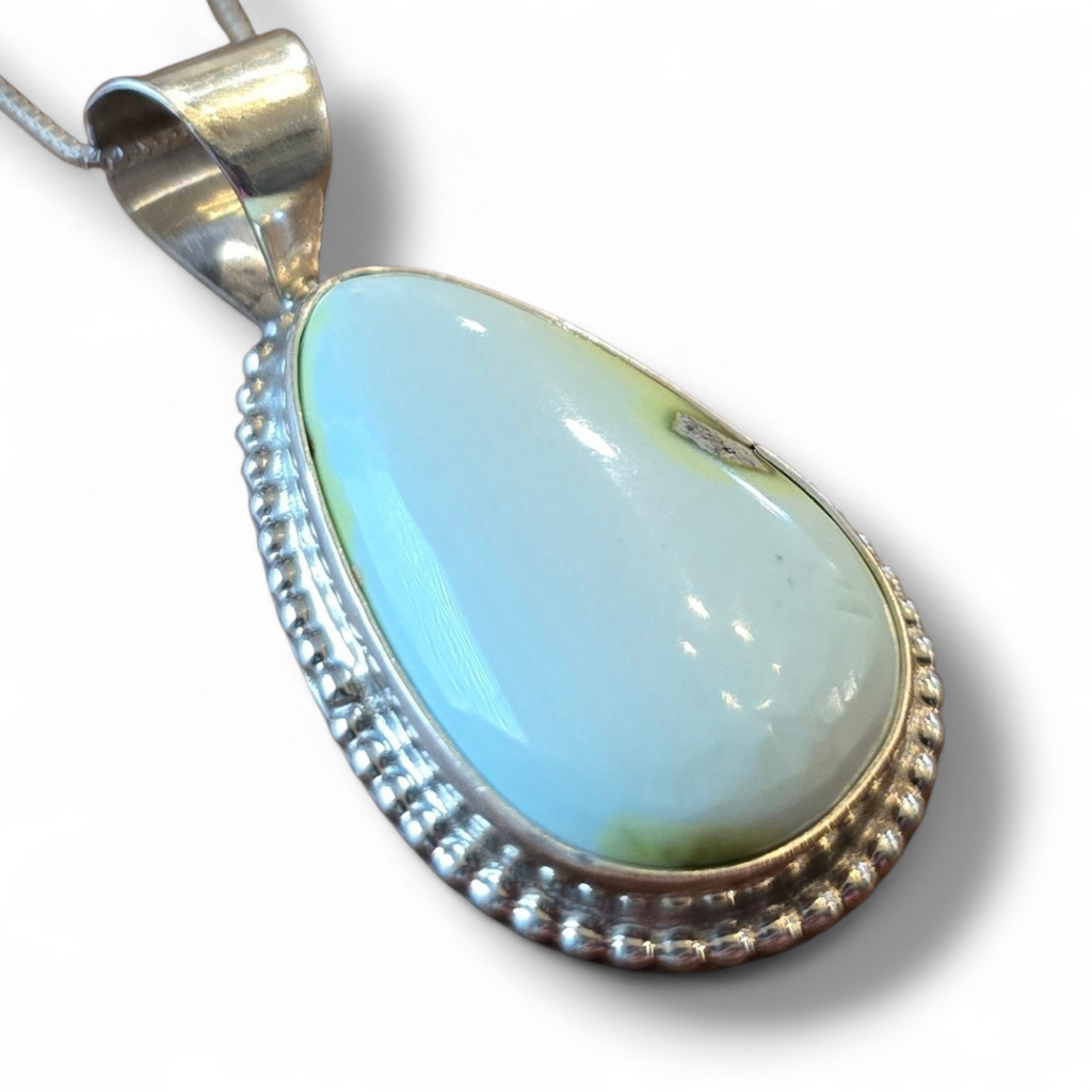 Clayton Chez Tsosie Palomino & Sterling Pendant