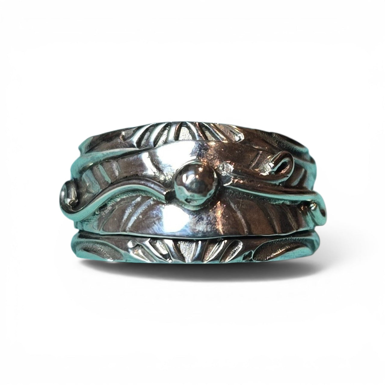 Native Made Sterling Ring Size 10