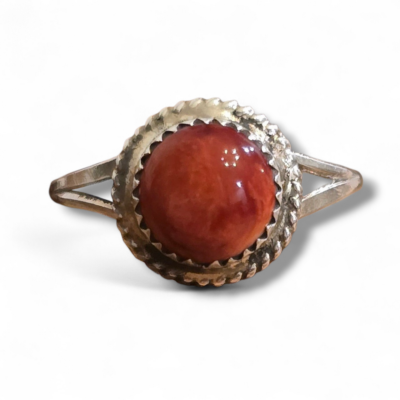 Spiny & Sterling Ring Size 8