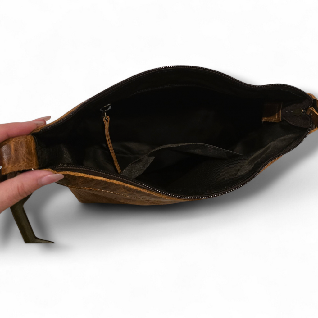 2 Ways to Wear Aged Leather Purse With 3 FREE Wild Rags