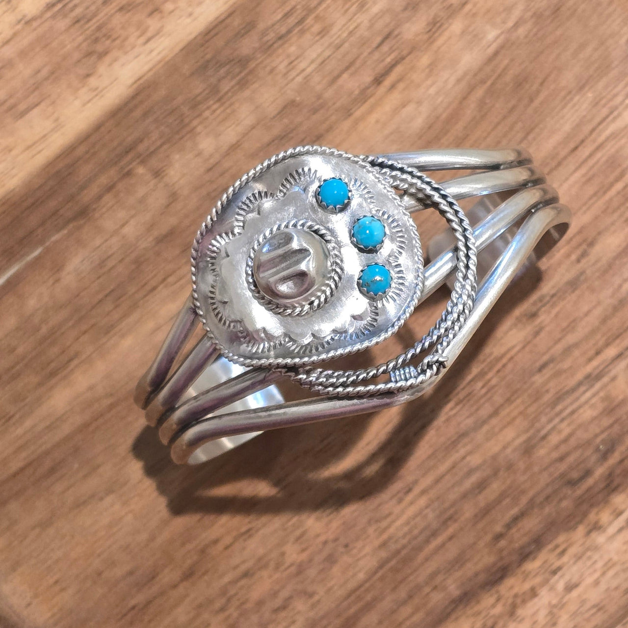 Sterling & Turquoise Cowboy Hat Cuff