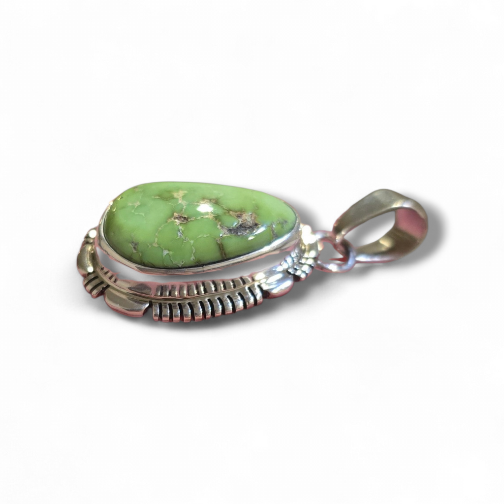 Norvin Johnson Sonoran Gold & Sterling Pendant