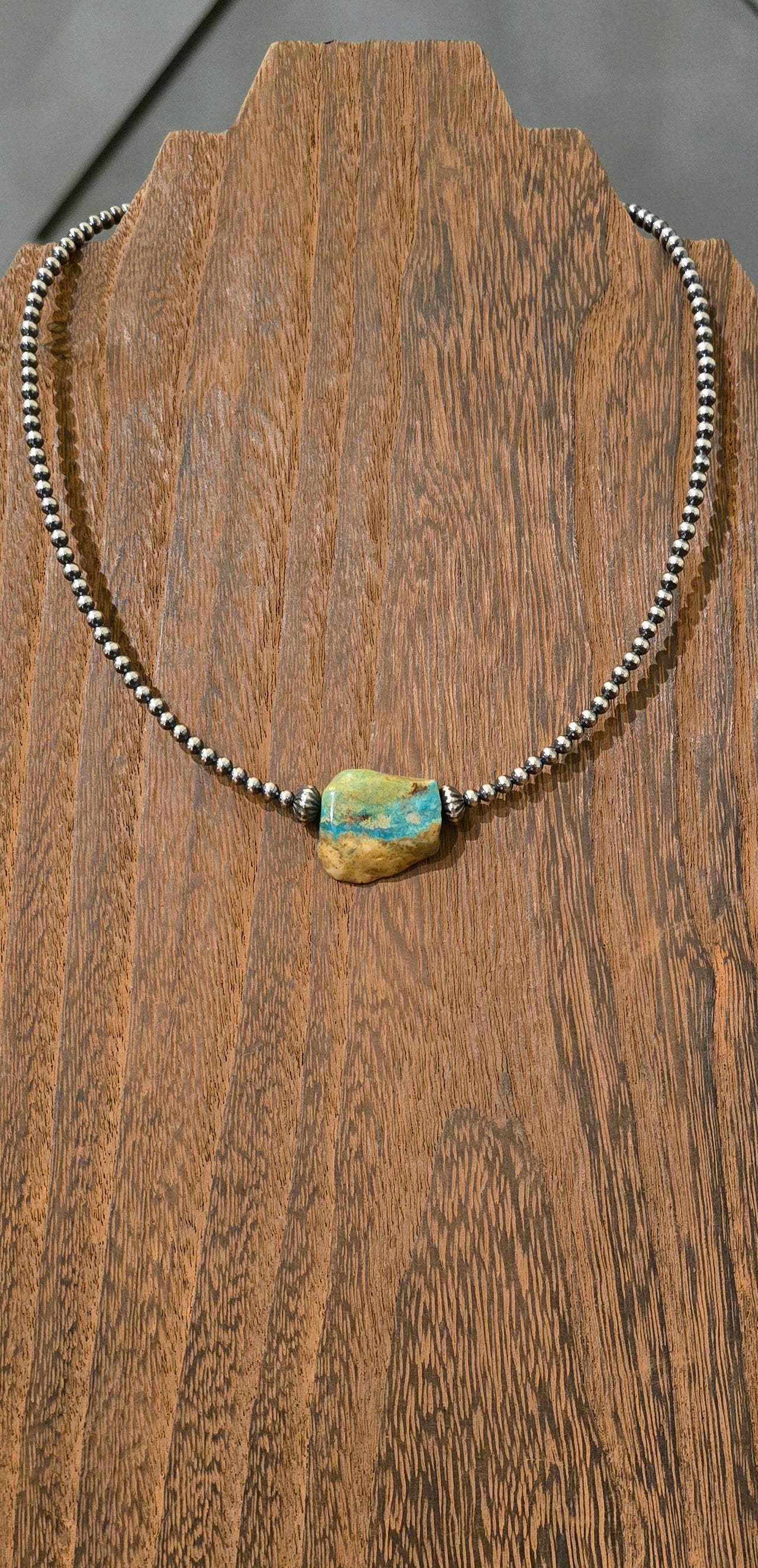 Turquoise and Sterling Choker