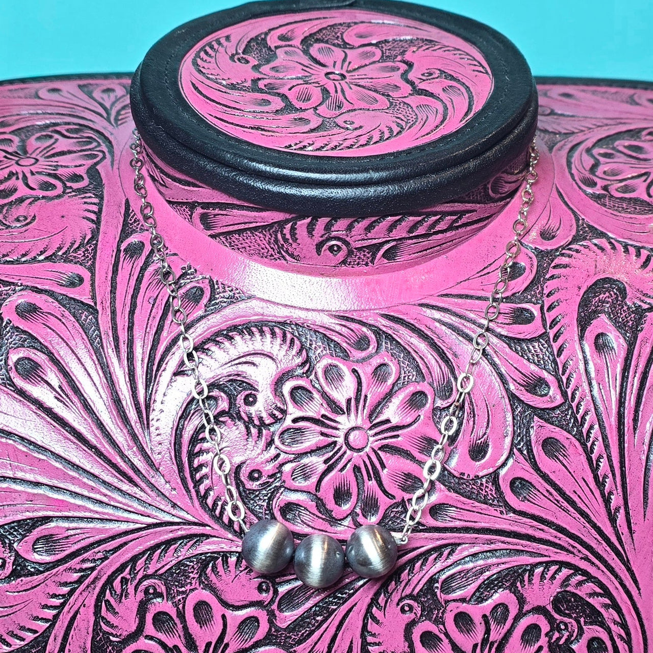 Three 12mm Sterling Pearls Necklace