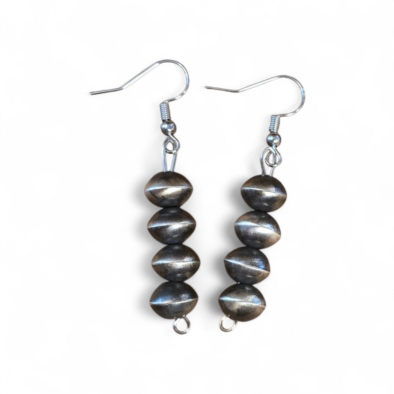 Tylena Nez 9mm Navajo Pearl Earrings