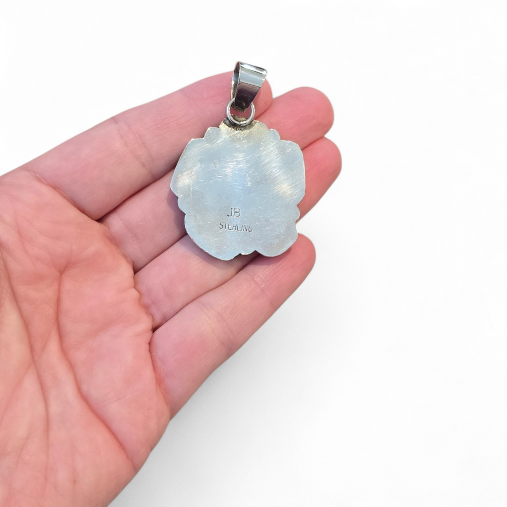 Joan Begay Royston Turquoise & Sterling Pendant