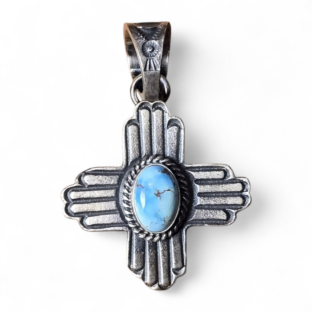 Kevin Billah Golden Hills & Sterling Zia Pendant (wholesale cost)