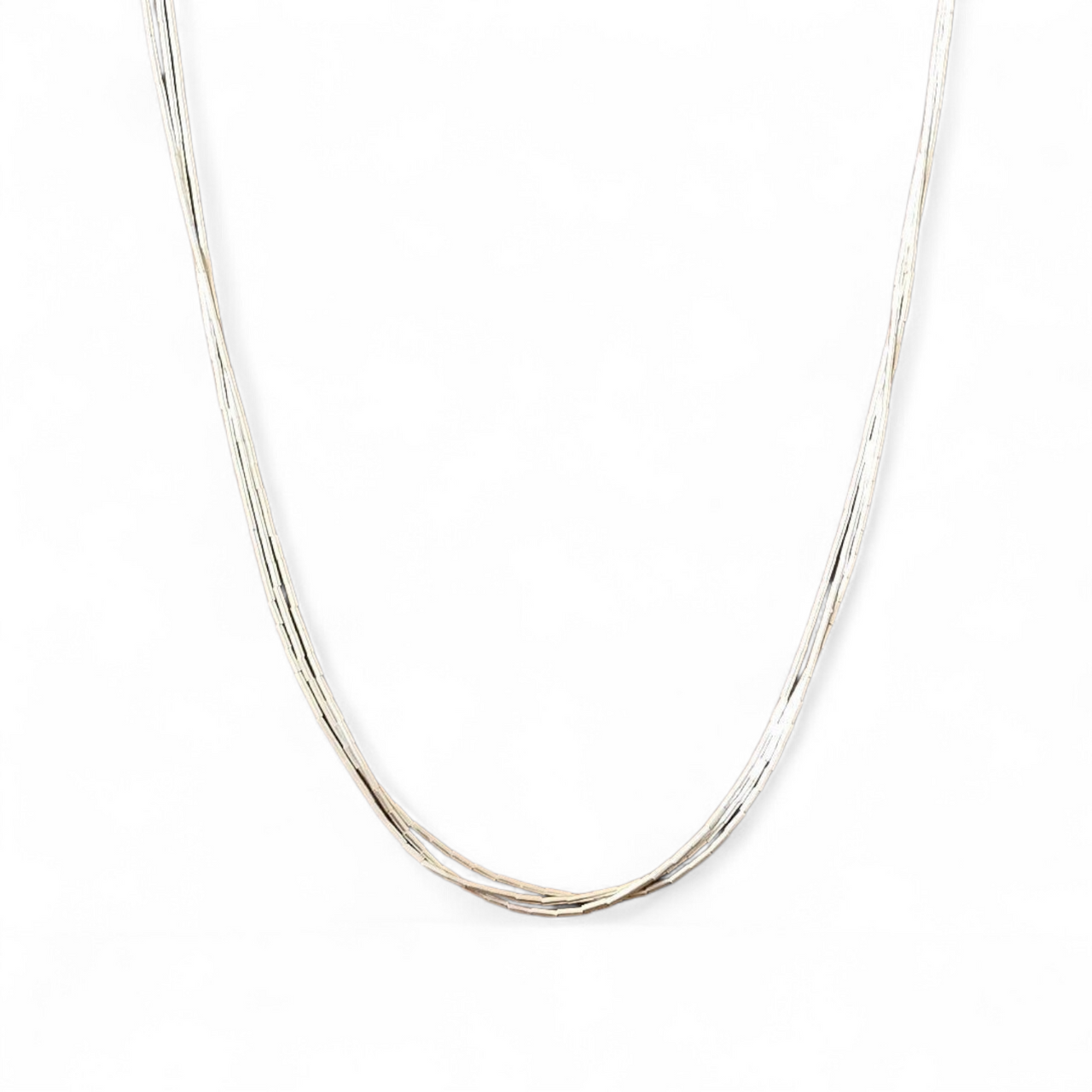 Liquid Silver Necklace