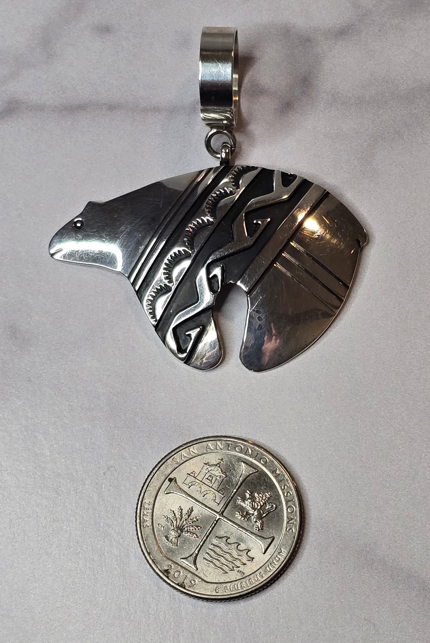 T&R Singer Bear Sterling Pendant *Includes a FREE Gift With Purchase