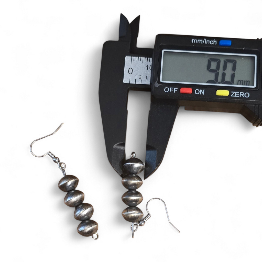 Tylena Nez 9mm Navajo Pearl Earrings