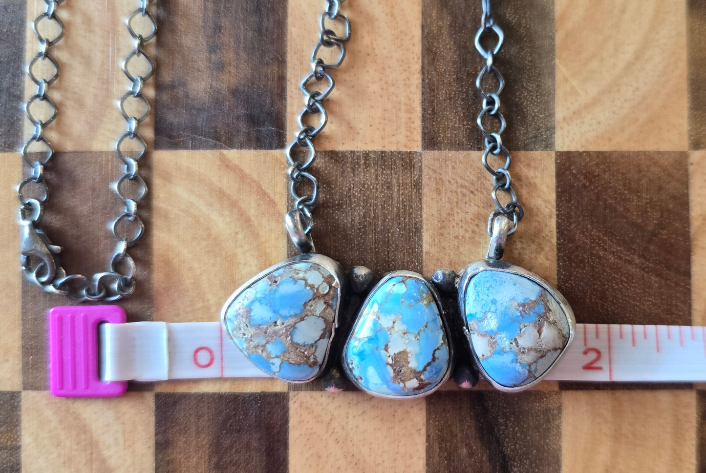 Golden Hills and Sterling Silver Necklace