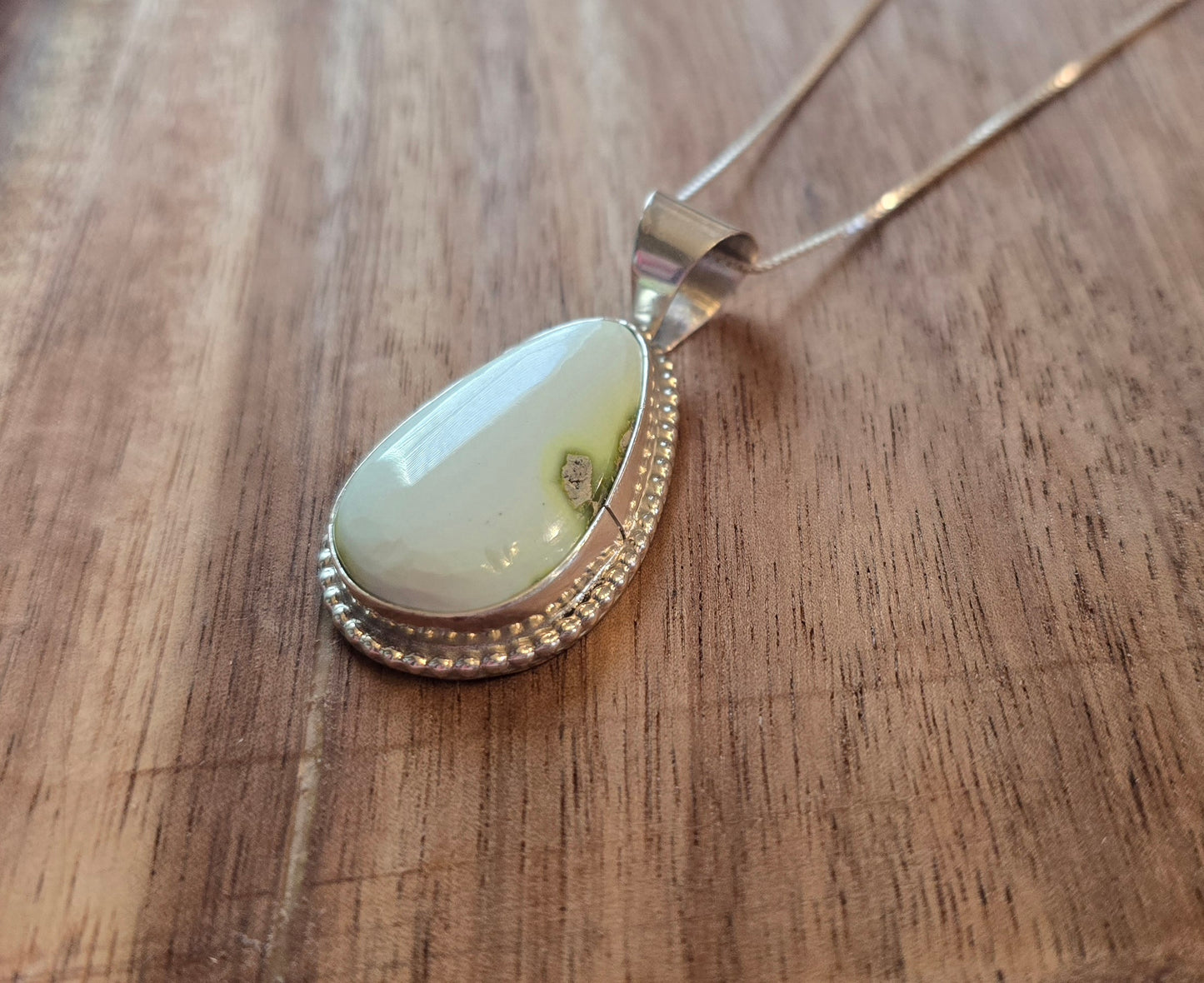 Palomino and Sterling Pendant