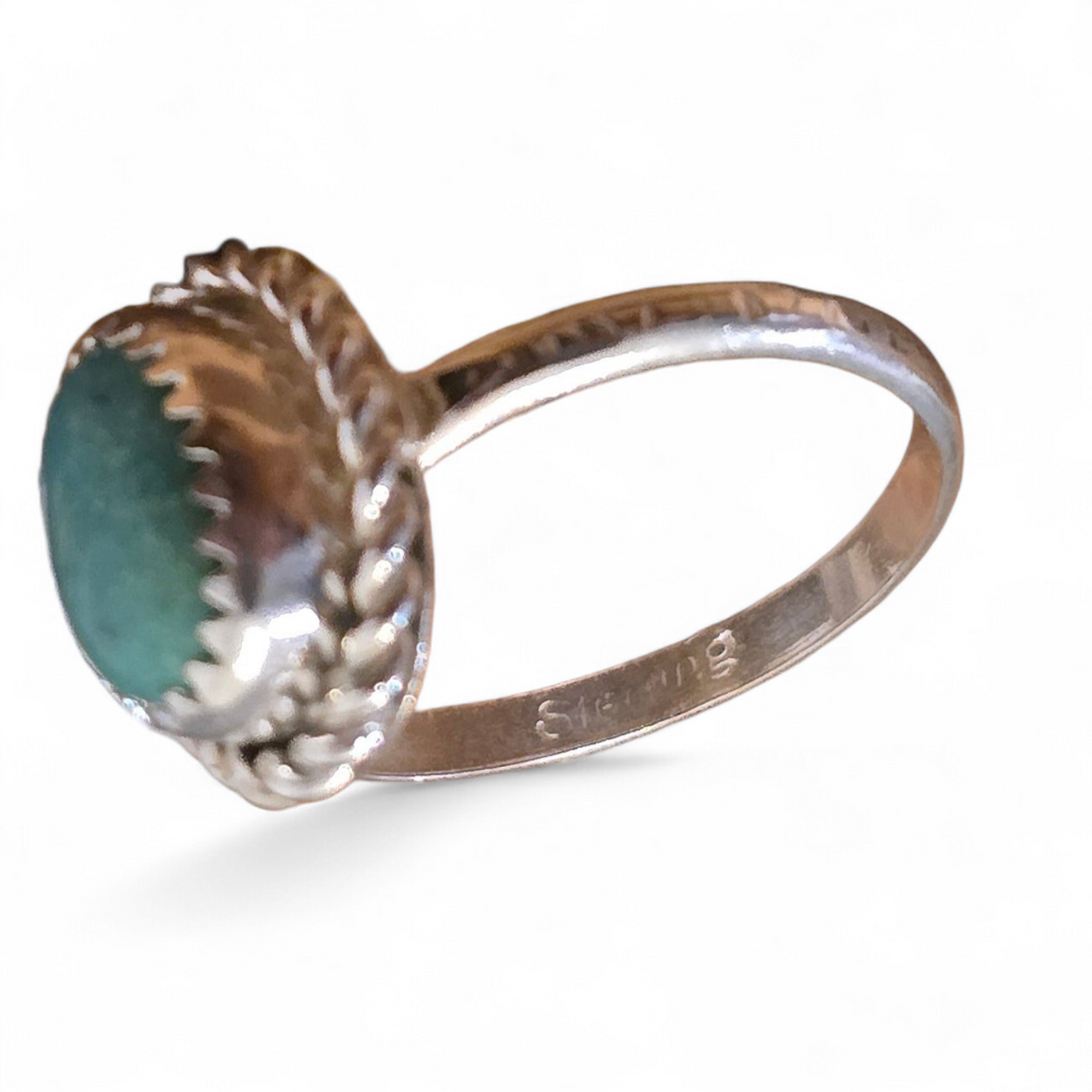 Turquoise & Sterling Ring Size 7