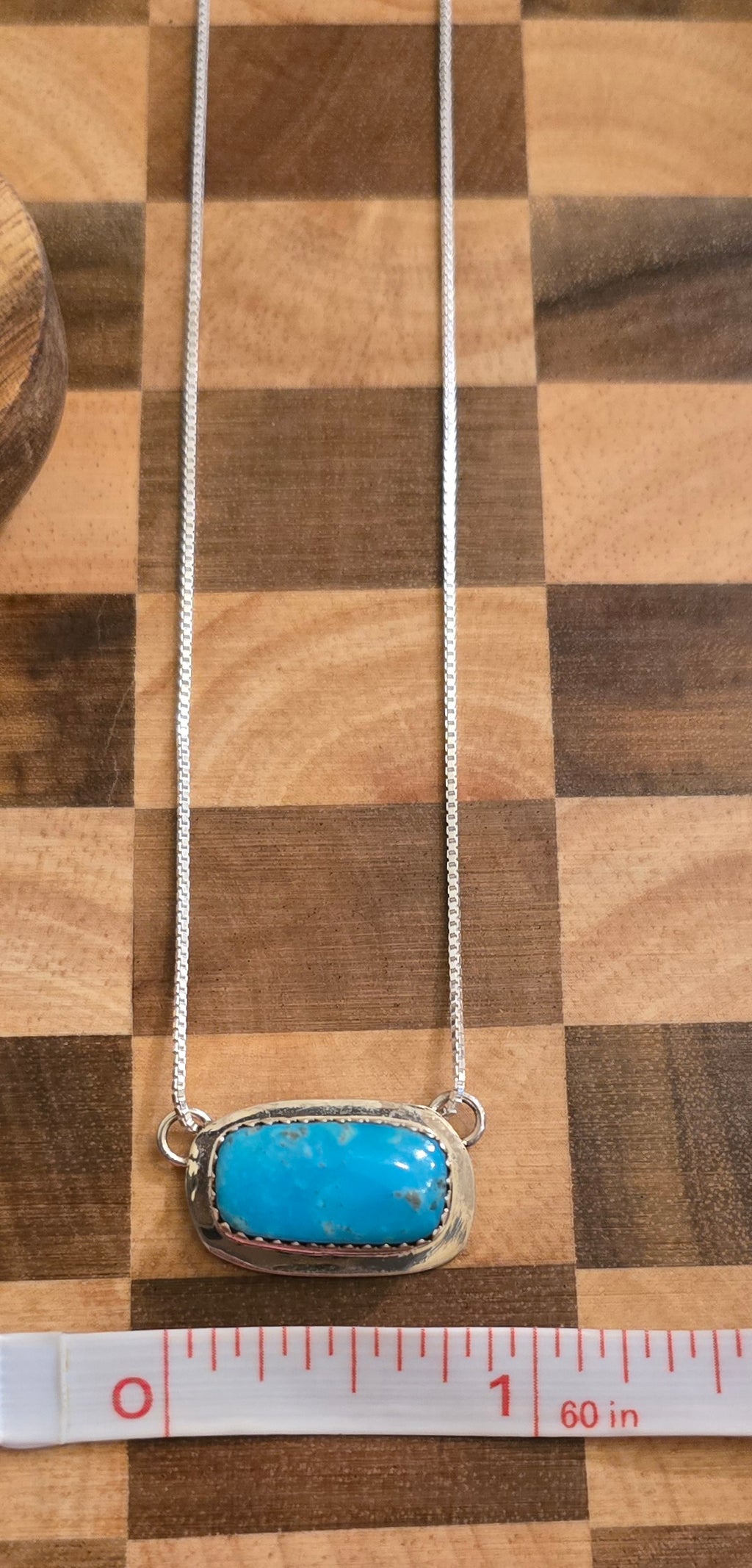 Kingman Turquoise & Sterling Bar
