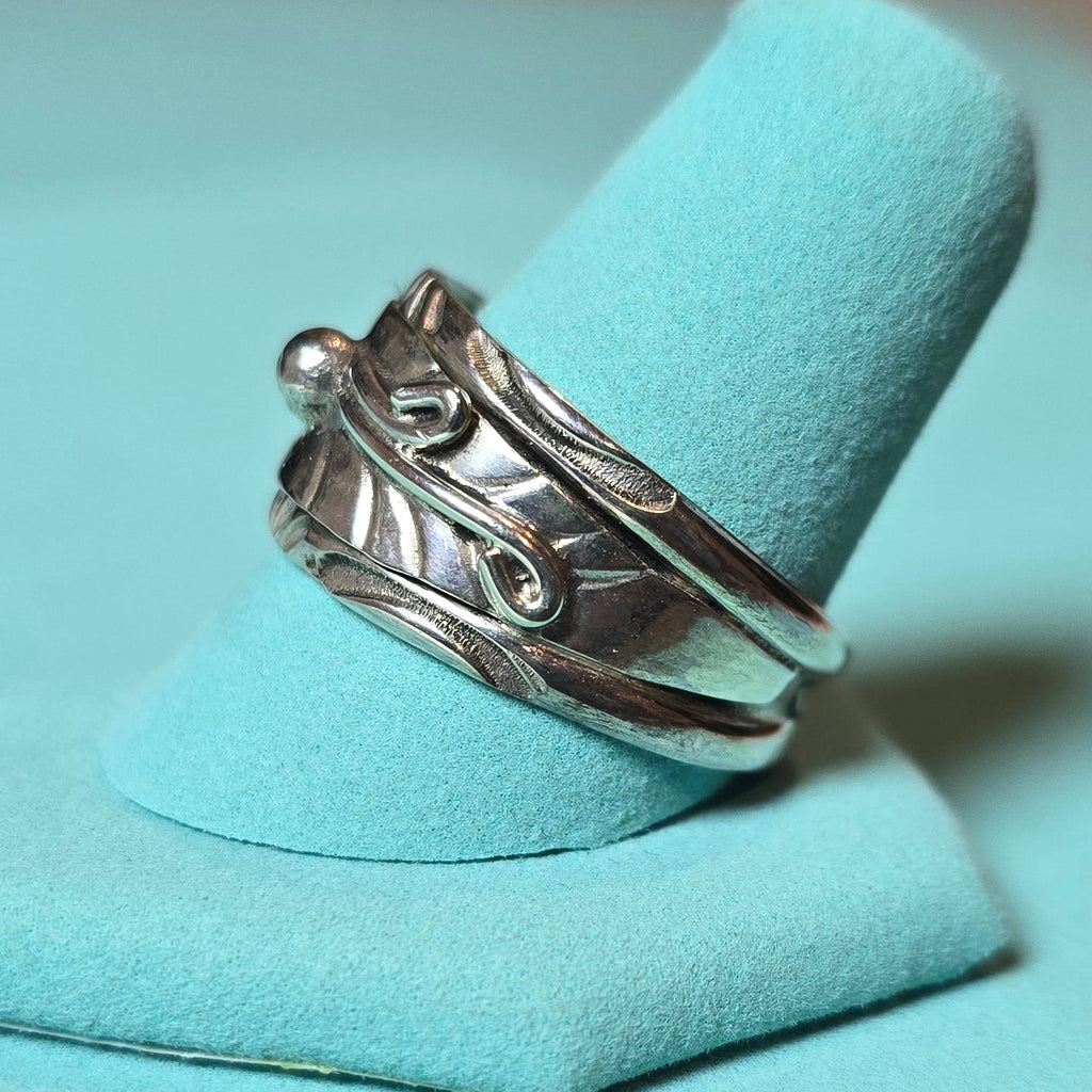 Herbert Tsosie Sterling Ring Size 10