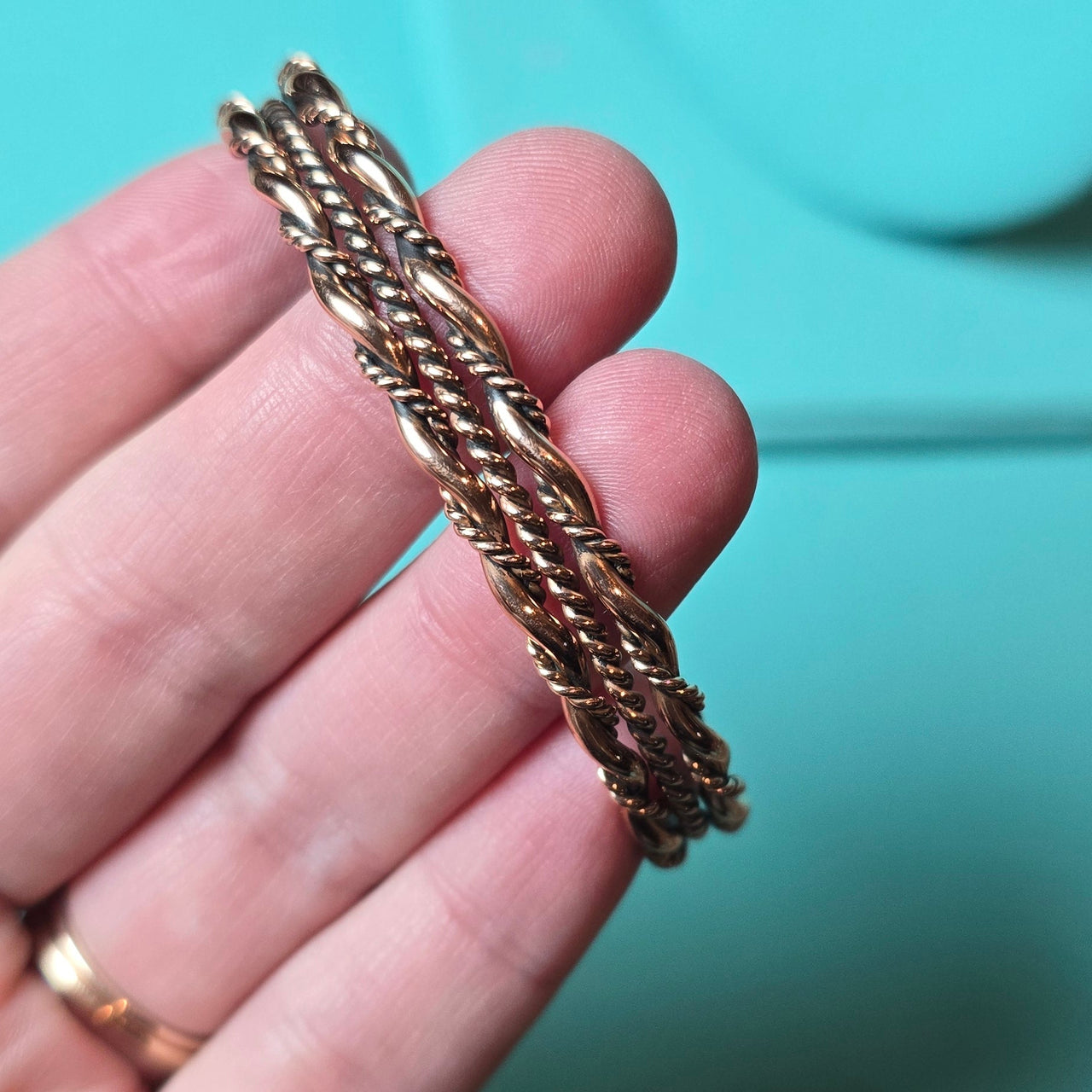 Elaine Tahe Braided Twist Cuff