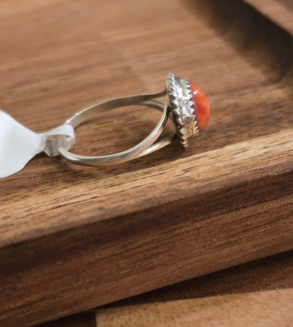 Spiny & Sterling Ring Size 6.5
