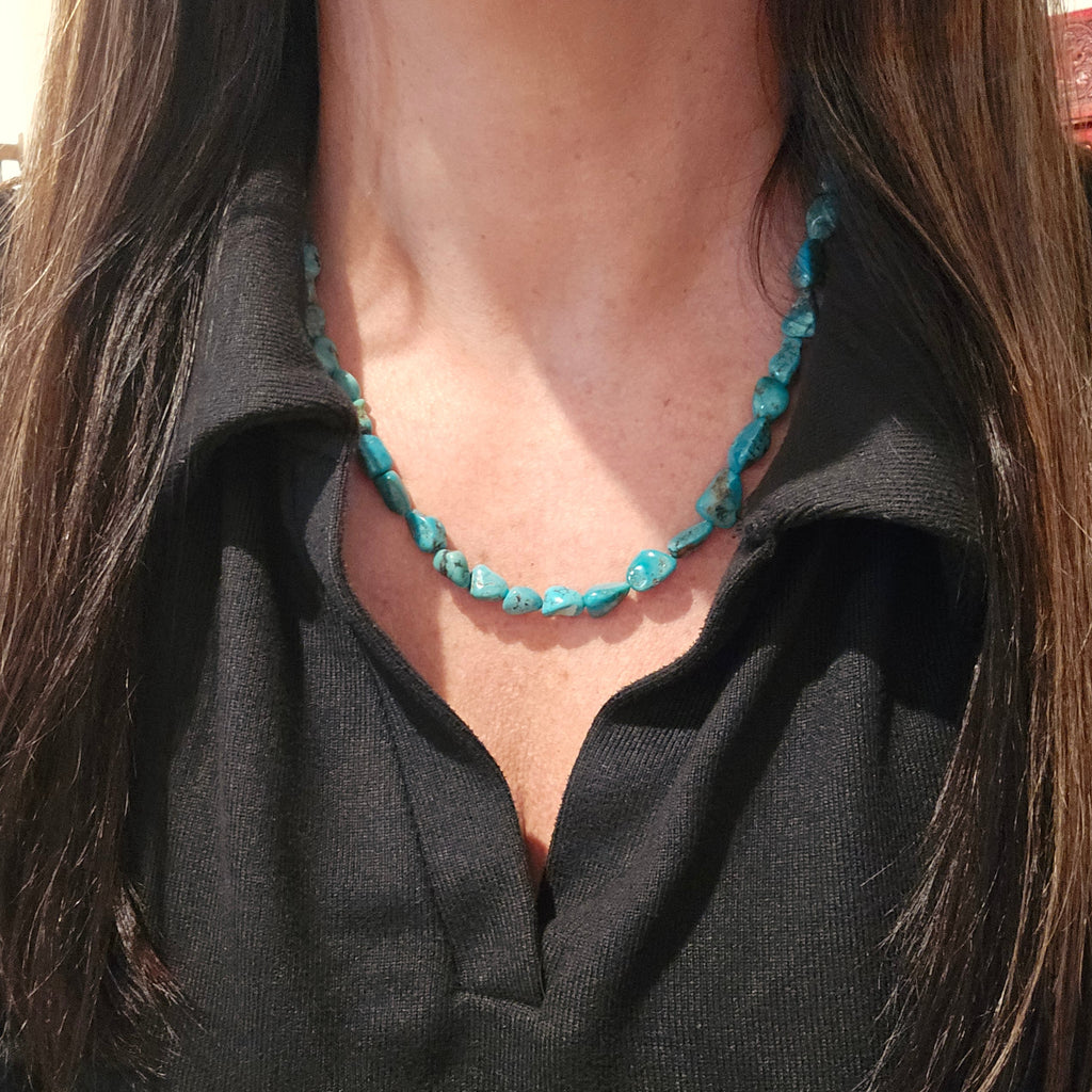 Turquoise & Sterling Necklace