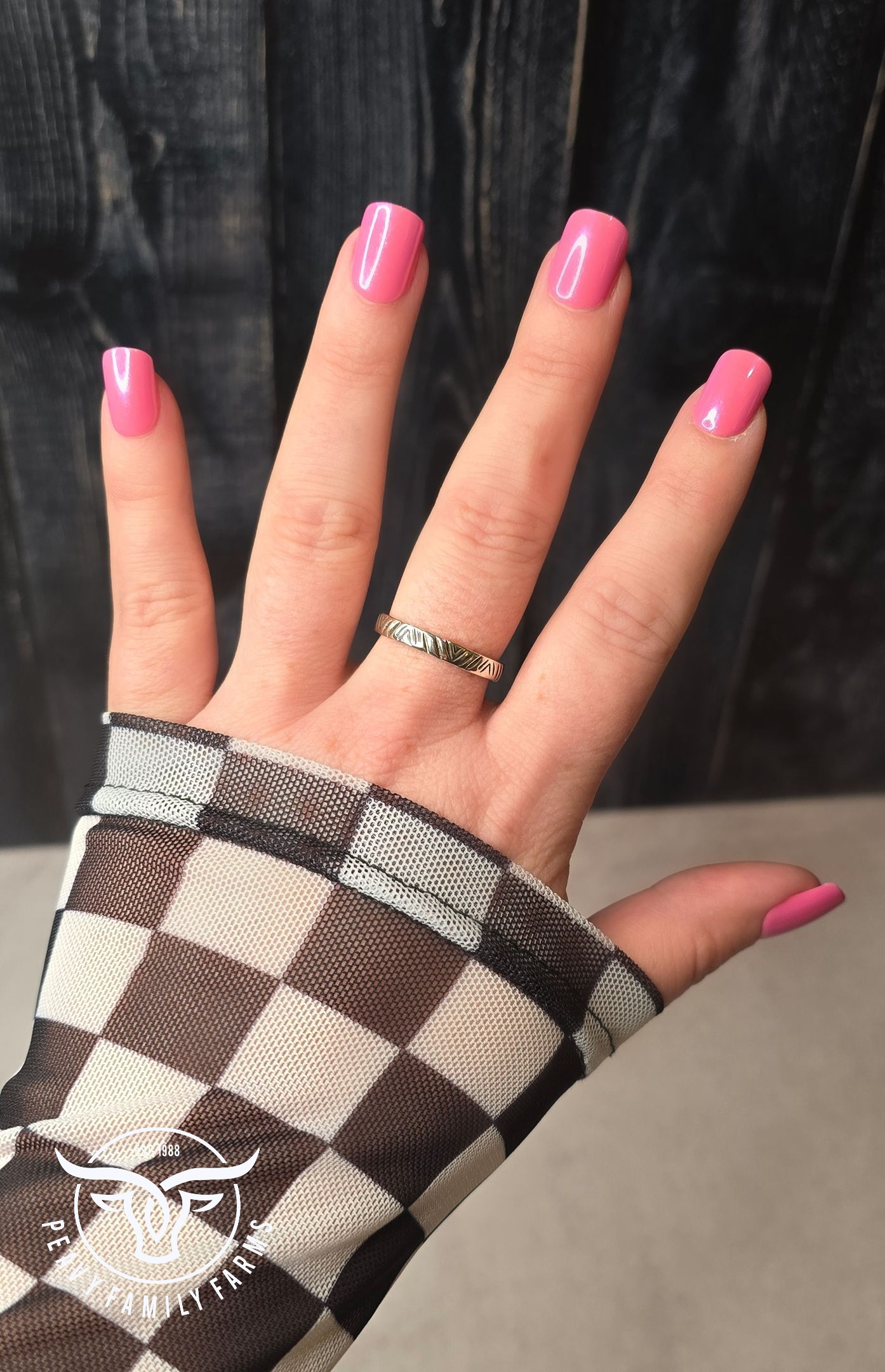 Sterling Stamped Stacker Ring Size 9