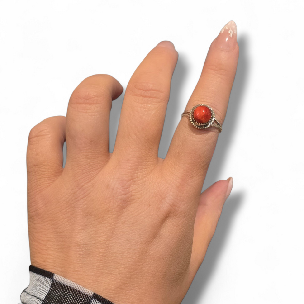 Spiny & Sterling Ring Size 8