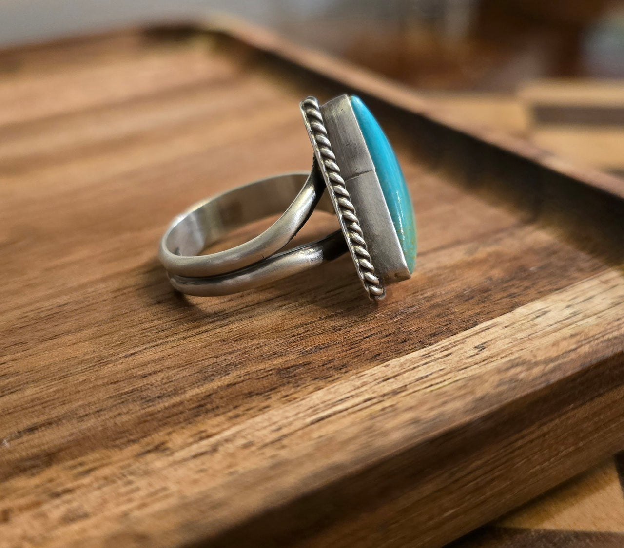 Kingman Turquoise & Sterling Ring