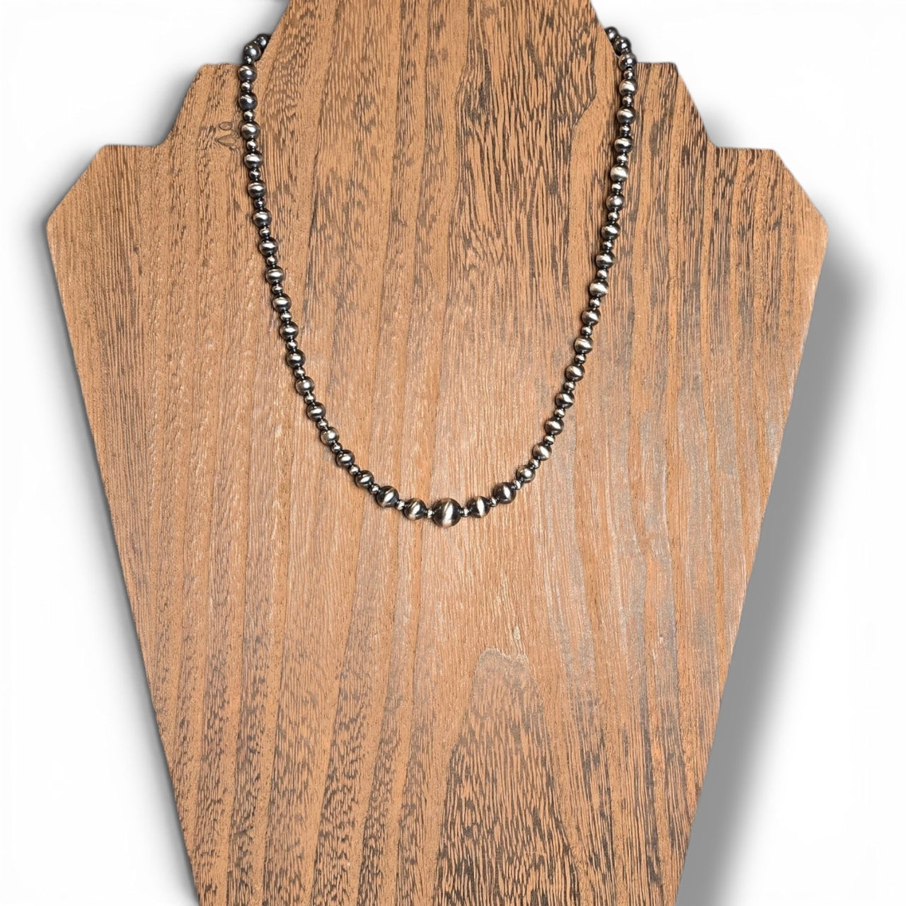 Graduated Sterling Pearl Necklace