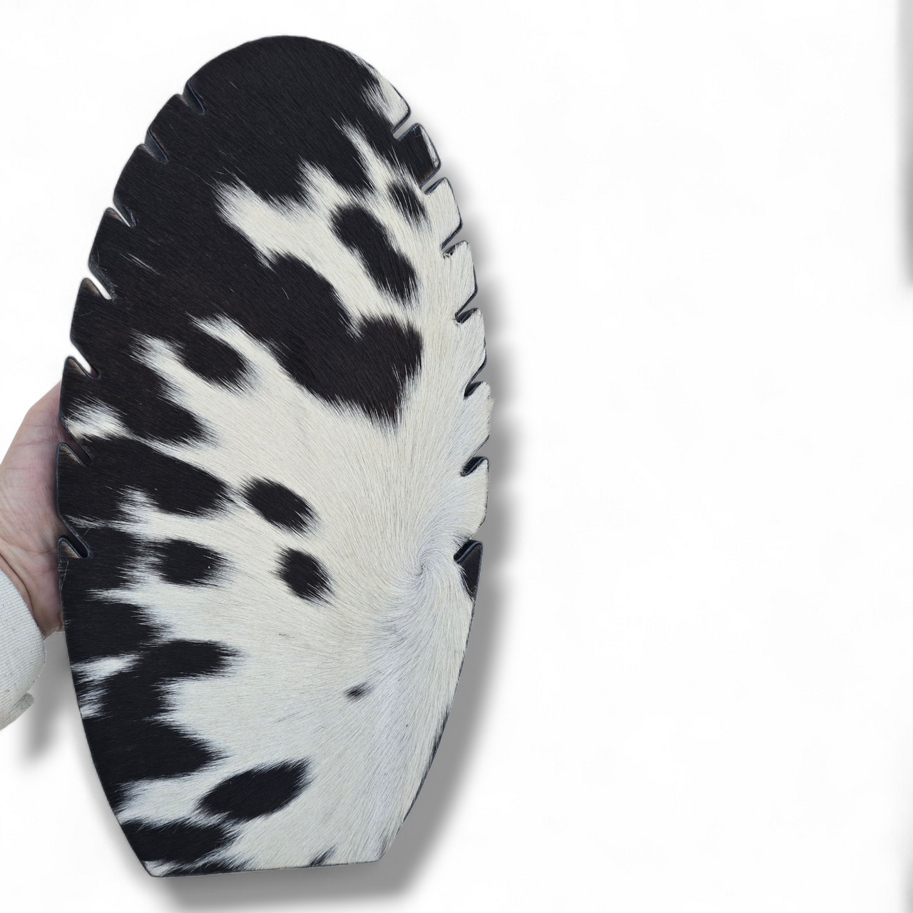 Hide & Leather Necklace Holder